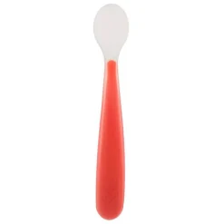 Chicco Colher de silicone 6m+ - Vermelha