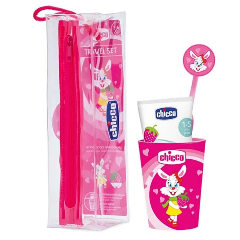Chicco Conjunto higiene oral 3-6 anos - Rapariga