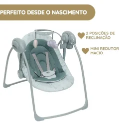 Chicco Espreguiçadeira Swing & Play - Matcha
