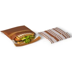Citron Bolsa Reutilizável para Lanche - Caramelo