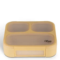Citron Lunchbox com Talheres - Amarelo