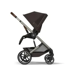 Cybex Balios S Lux Carrinho de Bebé com Alcofa Dobrável - Chocolate Brown