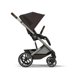 Cybex Balios S Lux Carrinho de Bebé com Alcofa Dobrável - Chocolate Brown