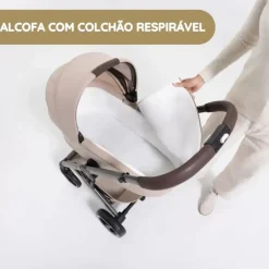 Cybex Balios S Lux Carrinho de Bebé com Alcofa Dobrável - Moon Black