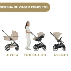 Cybex Balios S Lux Carrinho de Bebé com Alcofa Dobrável - Stormy Blue