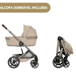 Cybex Balios S Lux Carrinho de Bebé com Alcofa Dobrável - Stormy Blue
