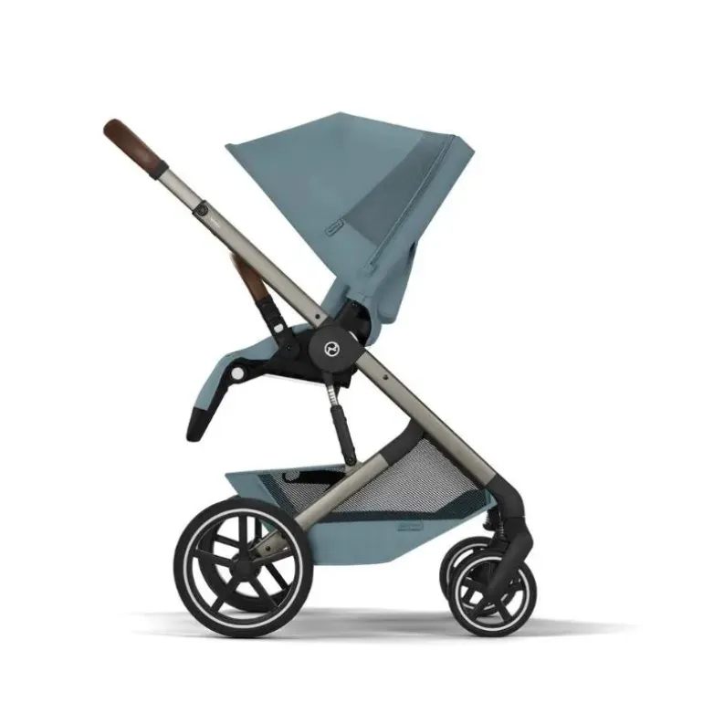 Cybex Balios S Lux Carrinho de Bebé com Alcofa Dobrável - Stormy Blue