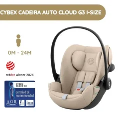 Cybex Cadeira Auto Cloud G3 i-Size - Almond Beige