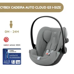 Cybex Cadeira Auto Cloud G3 i-Size Plus - Stone Grey
