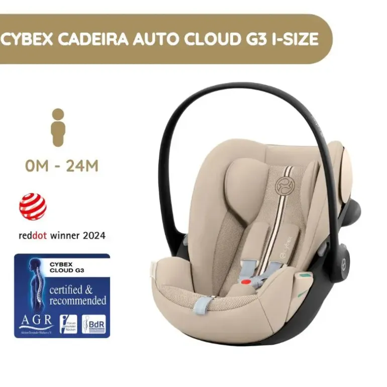 Cybex Cadeira Auto Cloud G3 i-Size Plus - Almond Beige