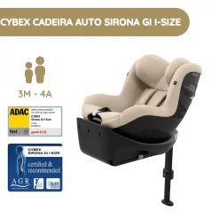 Cybex Cadeira Auto Sirona Gi i-Size - Almond Beige