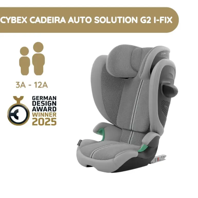 Cybex Cadeira Auto Solution G2 i-Fix Plus - Stone Grey