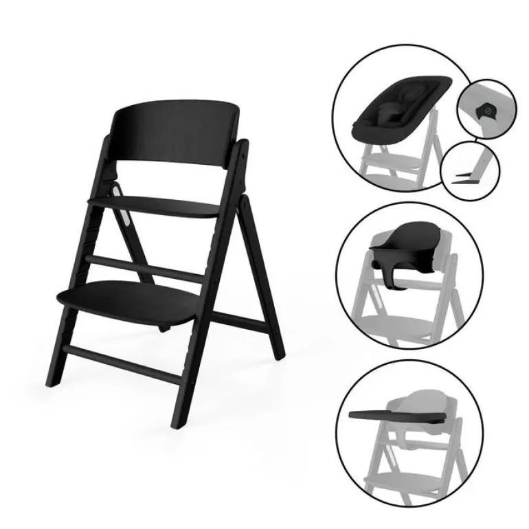 Cybex Cadeira da Papa Click & Fold 4 em 1 - Stunning Black
