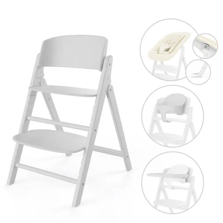 Cybex Cadeira da Papa Click & Fold 4 em 1 - All White