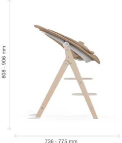 Cybex Cadeira da Papa Click & Fold 4 em 1 - Stone Blue