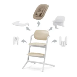 Cybex Cadeira da Papa Lemo 4 em 1 - Sand White