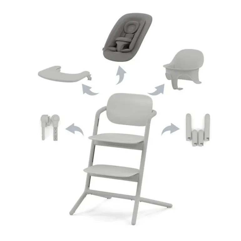 Cybex Cadeira da Papa Lemo 4 em 1 - Suede Grey