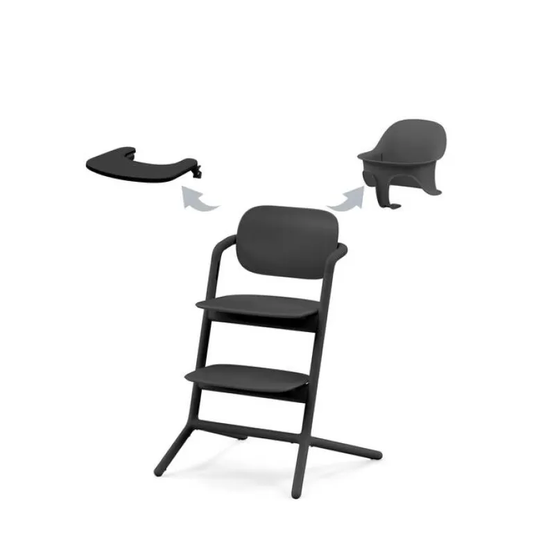 Cybex Cadeira da Papa Lemo 3 em 1 - Stunning Black