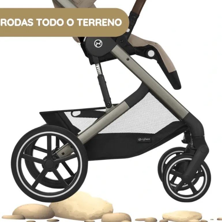 Cybex Carrinho de Bebé Balios S Lux - Seashell Beige