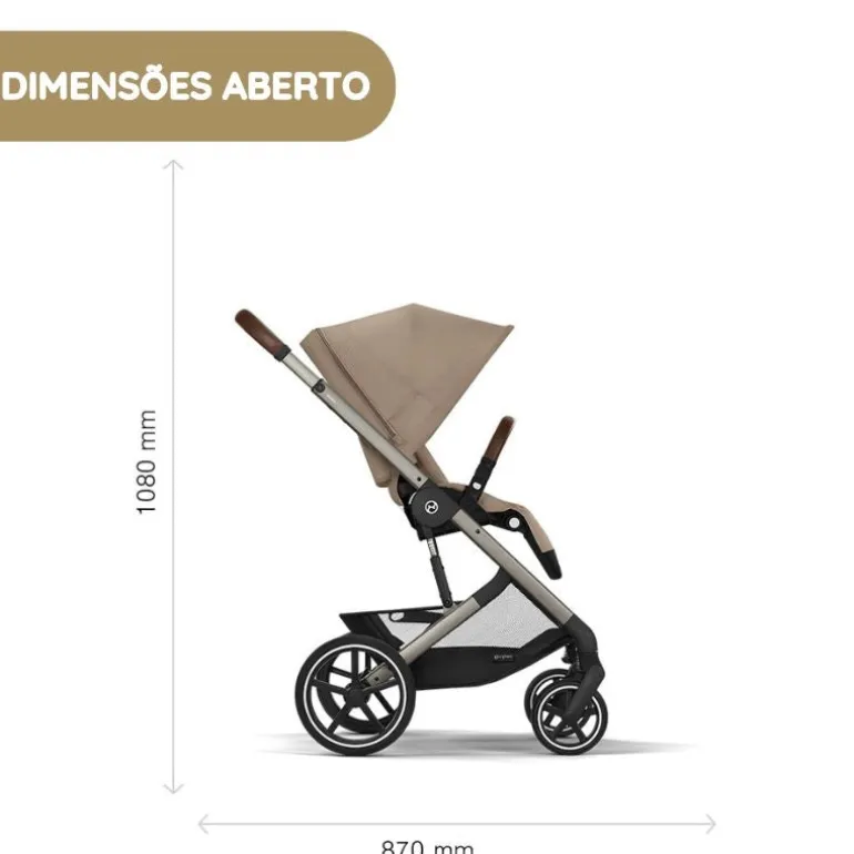 Cybex Carrinho de Bebé Balios S Lux - Moss Green