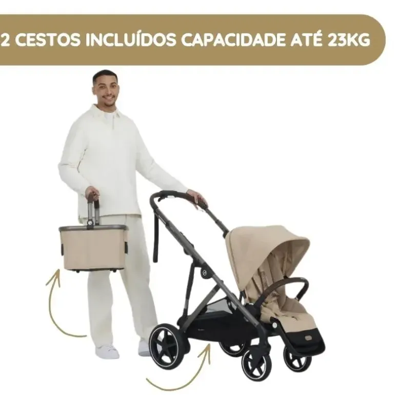 Cybex Carrinho de Bebé e-Gazelle S TPE - Stormy Blue