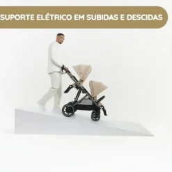 Cybex Carrinho de Bebé e-Gazelle S TPE - Chocolate Brown