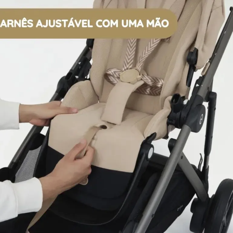 Cybex Carrinho de Bebé e-Gazelle S TPE - Moss Green
