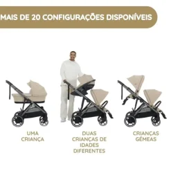 Cybex Carrinho de Bebé e-Gazelle S TPE - Moss Green