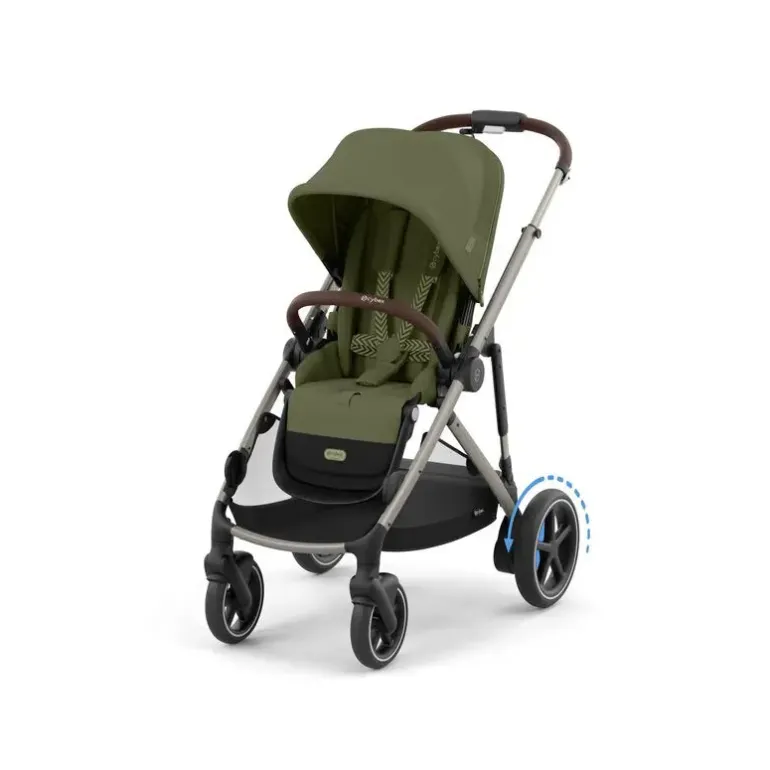 Cybex Carrinho de Bebé e-Gazelle S TPE - Moss Green