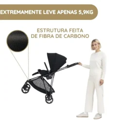 Cybex Carrinho de Bebé Melio Carbon (2025) - Stormy Blue