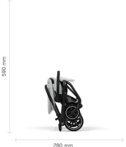 Cybex Eezy S Twist+ 2 Carrinho de Bebé - Dune Grey