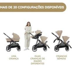 Cybex Gazelle S Carrinho de Bebé - Stone Grey