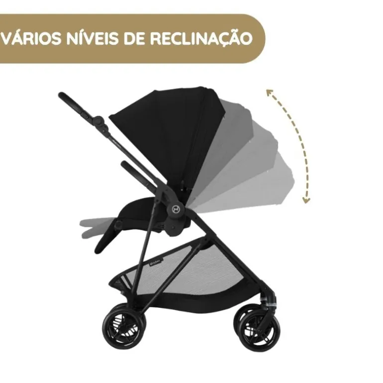 Cybex Melio Carbon Carrinho de Bebé - Moss Green