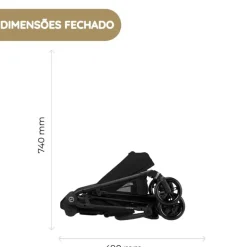 Cybex Melio Carbon Carrinho de Bebé - Candy Pink