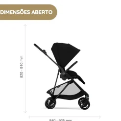 Cybex Melio Carbon Carrinho de Bebé - Candy Pink