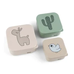 Done by Deer Pack 3 Caixas para Snacks - Lalee Sand mix