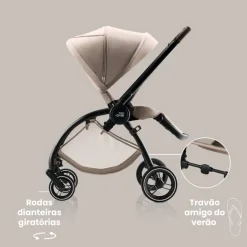 Duo Rio Carrinho de Bebé + Alcofa da Britax Römer - Style Carbon Black