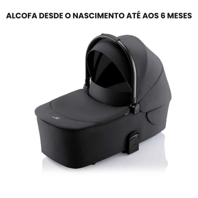 Duo Rio Carrinho de Bebé + Alcofa da Britax Romer - Style Teak