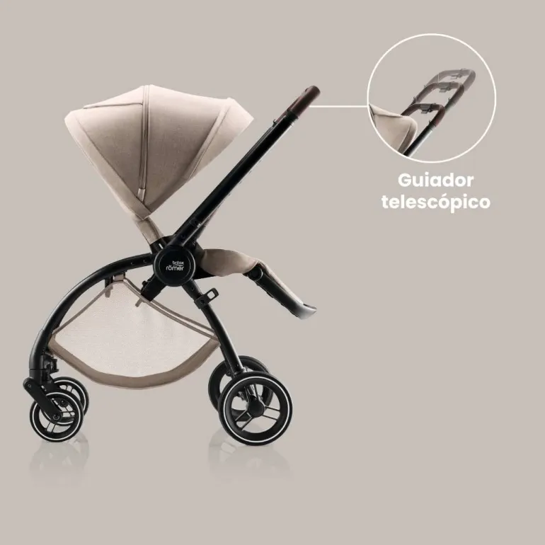Duo Rio Carrinho de Bebé + Ovinho Baby-Safe Pro da Britax Römer - Style Carbon Black