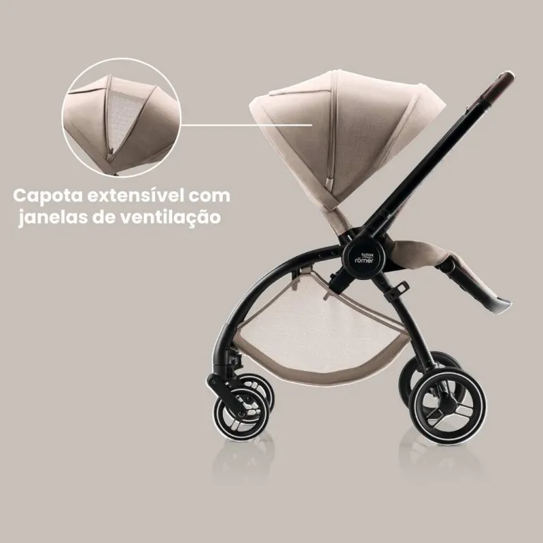Duo Rio Carrinho de Bebé + Ovinho Baby-Safe Pro da Britax Römer - Style Carbon Black
