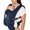Ergobaby Adapt SoftFlex Mesh Azul Meia Noite - Mochila Portabebé