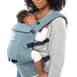 Ergobaby Adapt SoftFlex Mesh Azul Pizarra - Mochila Portabebé