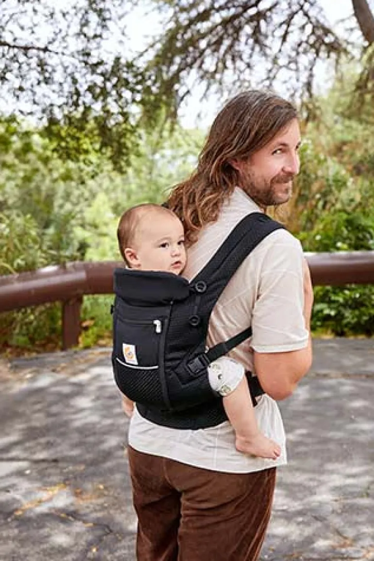 Ergobaby Adapt SoftFlex Mesh Negro - Mochila Portabebé
