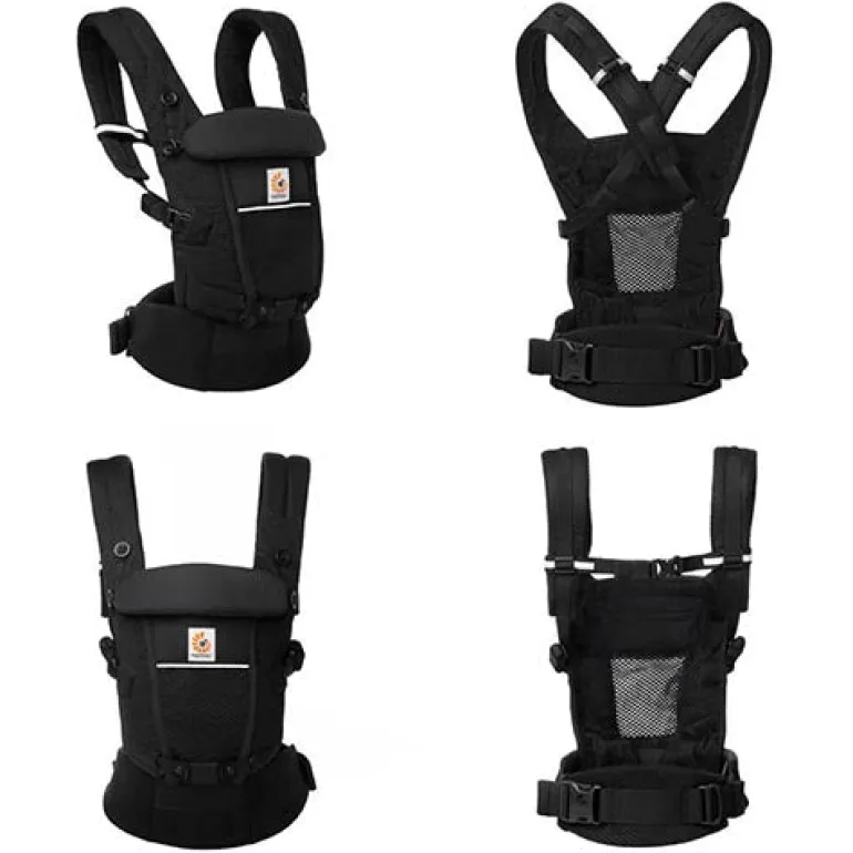 Ergobaby Adapt SoftFlex Mesh Negro - Mochila Portabebé