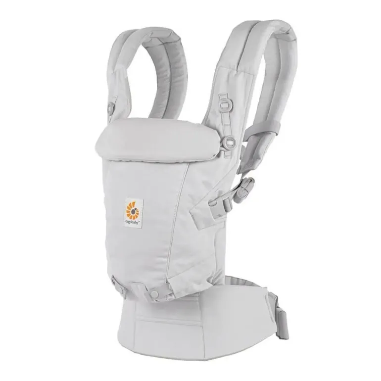 Ergobaby Adapt SoftTouch Algodão Cinza Pérola - Mochila Portabebé