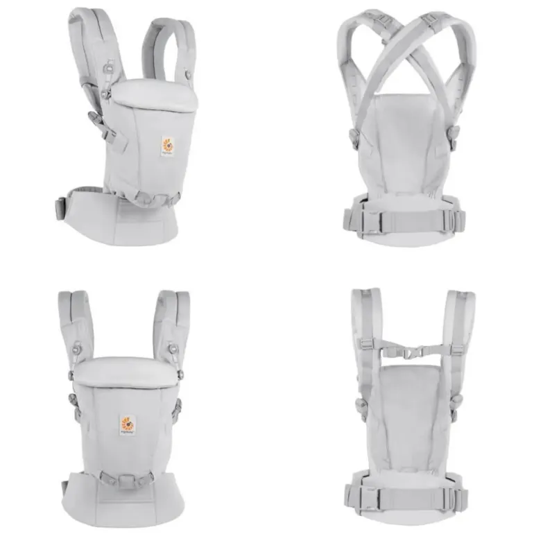 Ergobaby Adapt SoftTouch Algodão Cinza Pérola - Mochila Portabebé