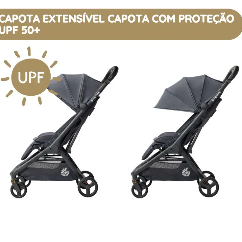 Ergobaby Carrinho de Bebé Metro 3 - Onyx Black