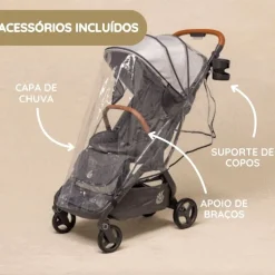 Ergobaby Carrinho de Bebé Metro 3 Deluxe - Camel