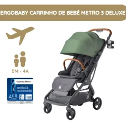 Ergobaby Carrinho de Passeio Metro 3 Deluxe - Willow Green