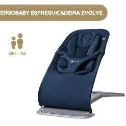 Ergobaby Espreguiçadeira Evolve - Azul Escuro